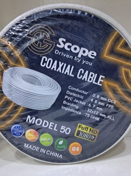 سلك دش 50 ياردة ابيض